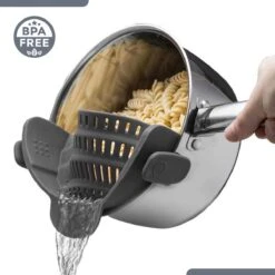 SensaHome- Siliconen Vergiet - Keuken Afgietdeksel - Afgiethulp - Siliconen - BPA Vrij - Grijs 30 SensaHome- Siliconen Vergiet - Keuken Afgietdeksel - Afgiethulp - Siliconen - BPA Vrij - Grijs -Buiten Kamperen 1200x1200 661