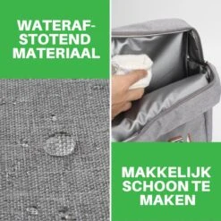 Brisby 4 Laags Geïsoleerde Koeltas - Lunchtas 7 Liter - Lichtgrijs -Buiten Kamperen 1200x1200 72