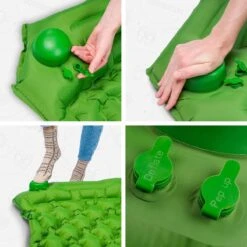 TRVLMORE Slaapmat - Zelfopblazend - 1 Persoons - Ingebouwde Pomp En Kussen - Groen 15 TRVLMORE Slaapmat - Zelfopblazend - 1 Persoons - Ingebouwde Pomp En Kussen - Groen -Buiten Kamperen 1200x1200 756