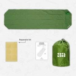 TRVLMORE Slaapmat - Zelfopblazend - 1 Persoons - Ingebouwde Pomp En Kussen - Groen 16 TRVLMORE Slaapmat - Zelfopblazend - 1 Persoons - Ingebouwde Pomp En Kussen - Groen -Buiten Kamperen 1200x1200 757