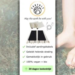 Earthle Volledige Earthing Tweepersoons Aardingsset - 2x Slaapmat + 2x Kussensloop - Aardingsmat - Aarden - Earthing Mat - Aarding - Grounding Mat - Kussensloop - Aardingskussensloop - Combo Deal -Buiten Kamperen 1200x1200 781