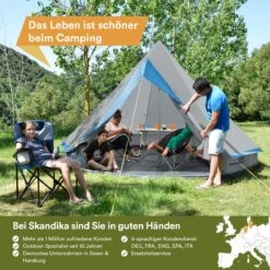 Skandika Tipii II Tent – Tipi-tenten – Teepee – 8 Persoons Campingtent – Muggengaas – 250 Cm Stahoogte – Uitneembare Tentvloer – 3000 Mm Waterkolom – Indische Tent, Partytent, Festivaltent – Outdoor, Camping, Tuin – Kamperen – Grijs/turquoise 12 Skandika Tipii II Tent – Tipi-tenten – Teepee – 8 Persoons Campingtent – Muggengaas – 250 Cm Stahoogte – Uitneembare Tentvloer – 3000 Mm Waterkolom – Indische Tent, Partytent, Festivaltent – Outdoor, Camping, Tuin – Kamperen – Grijs/turquoise -Buiten Kamperen 1200x1200 791