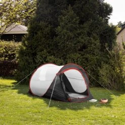 JEMIDI Tweepersoons Pop-up Tent - Opgooitent, Werptent Voor 2 Personen - Ideaal Als Festivaltent Of Kampeertent - Verschillende Kleuren -Buiten Kamperen 1200x1200 799