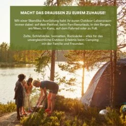 Skandika Nimbus Sleeper 12 Tent – Koepeltenten – 12 Persoons Familietent - Campingtent – Muggengaas – Sleeper Technology (3 Extra Donkere Slaapcabines) – 760 X 630 X 215 Cm (LxBxH) – 5000 Mm Waterkolom – Camping, Tuin – Kamperen – Blauw/wit -Buiten Kamperen 1200x1200 877