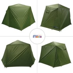 FisherPro Karpertent Met Stormcover – Vistent – Tent - Bescherming Tegen Zon En Wind – 100% Waterdichte Stormhoes – Met Handige Meeneemtas – Ook Geschikt Als Strandtent Of Festivaltent – Extra Veiligheid En Warmte Door Stormcover 34 FisherPro Karpertent Met Stormcover – Vistent – Tent - Bescherming Tegen Zon En Wind – 100% Waterdichte Stormhoes – Met Handige Meeneemtas – Ook Geschikt Als Strandtent Of Festivaltent – Extra Veiligheid En Warmte Door Stormcover -Buiten Kamperen 1200x1200 884