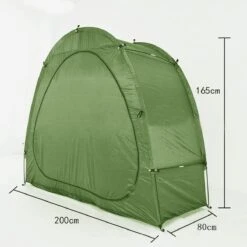 Merkloos Fietstent,Beschermhoes Fietsenschuur, Tent Voor Camping In De Open Lucht-groen 200*80*165CM -Buiten Kamperen 1200x1200 889