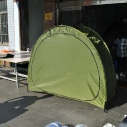 Merkloos Fietstent,Beschermhoes Fietsenschuur, Tent Voor Camping In De Open Lucht-groen 200*80*165CM -Buiten Kamperen 1200x1200 891