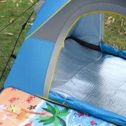 Fish Life Waterdichte Tent - Lichtgewicht Tent - Tent Voor 2-4 Personen - 200*200*140 Cm - Outdoor Camping Tent - Licht Blauw -Buiten Kamperen 1200x1200 944