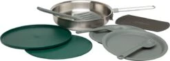 Stanley The All-In_One Fry Pan Set 1 L - Campingkookset - Stainless Steel -Buiten Kamperen 1200x430 1