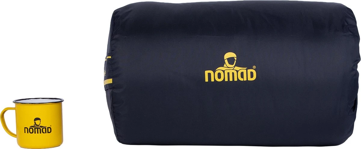 NOMAD® Bronco Slaapzak | 205x80cm Blauw | Lichtgewicht & Kwalitatief | Slaapzak | Incl Hoes 5 NOMAD® Bronco Slaapzak | 205x80cm Blauw | Lichtgewicht & Kwalitatief | Slaapzak | Incl Hoes - Afbeelding 3