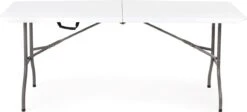 Inklapbare Tafel - Opklaptafel - 180x70x73,5 Cm - Wit -Buiten Kamperen 1200x543