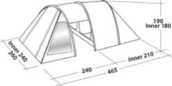 Easy Camp Tunneltent 4-persoons Galaxy 400 Staalgrijs En Blauw -Buiten Kamperen 1200x598 1