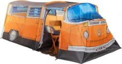 Merkloos Volkswagen Bus Tent - Oranje - 4 Persoons -Buiten Kamperen 1200x627 4