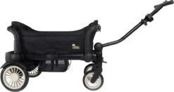 Deryan Luxe Sandy Bolderkar - Duo Buggy - Tandem Buggy - Opvouwbaar - Inklapbare Bolderwagen - Duo Kinderwagen - Zwart -Buiten Kamperen 1200x637