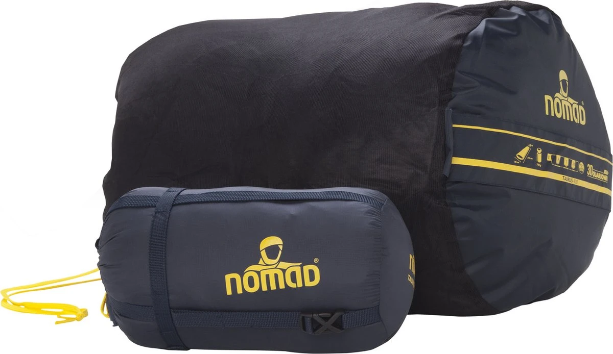 NOMAD® Taurus 250 Slaapzak | 210x80cm Grijs | Lichtgewicht & Kwalitatief | Slaapzak | Incl Hoes 6 NOMAD® Taurus 250 Slaapzak | 210x80cm Grijs | Lichtgewicht & Kwalitatief | Slaapzak | Incl Hoes - Afbeelding 4