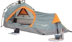 Where Tomorrow Solo Tent Pop Up 225X100X57 Cm - Grijs - 1 Persoons 11 Where Tomorrow Solo Tent Pop Up 225X100X57 Cm - Grijs - 1 Persoons -Buiten Kamperen 1200x705 2