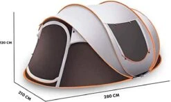 Fly Lab Luxe Pop Up Tent - Kampeer Tent - Grijs/Oranje - 4 Persoons 23 Fly Lab Luxe Pop Up Tent - Kampeer Tent - Grijs/Oranje - 4 Persoons -Buiten Kamperen 1200x714 2