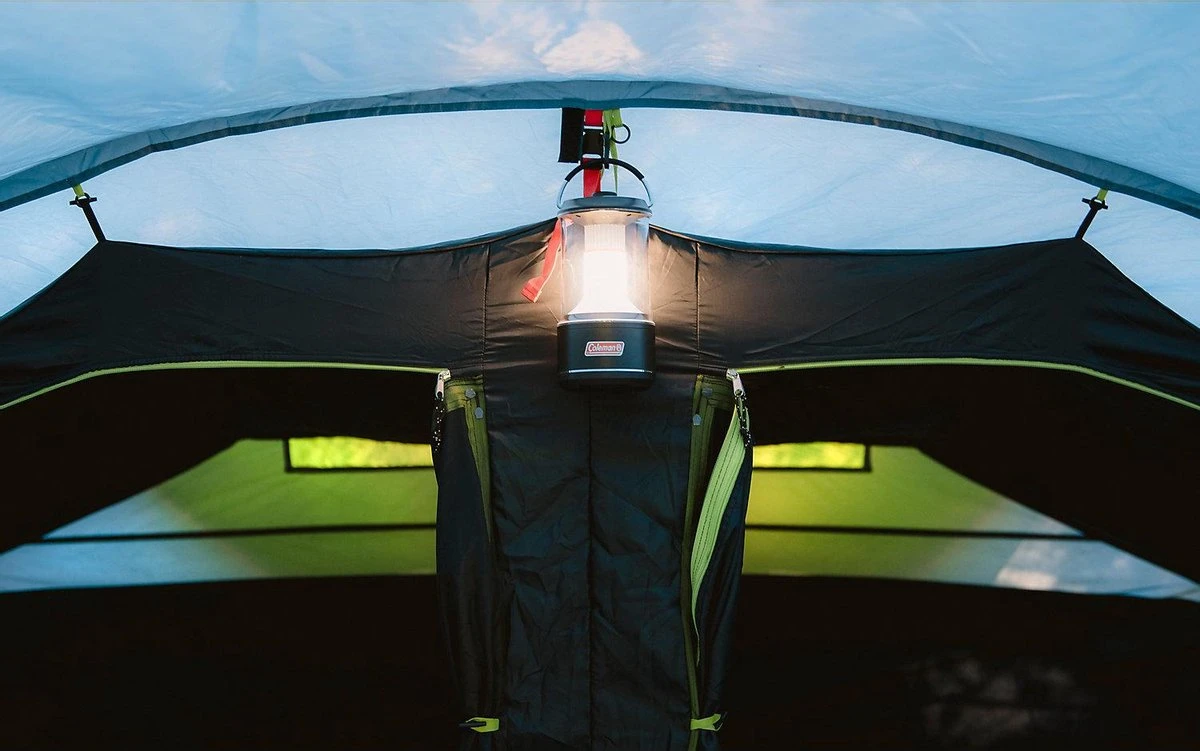 Coleman Vail 4L Tunneltent - Familie Tent - 4-Persoons - Grijs/Groen 12 Coleman Vail 4L Tunneltent - Familie Tent - 4-Persoons - Grijs/Groen - Afbeelding 10