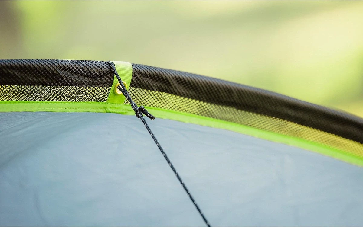 Coleman Vail 4 Tunneltent - Familie Tent - 4-Persoons - Grijs/Groen 5 Coleman Vail 4 Tunneltent - Familie Tent - 4-Persoons - Grijs/Groen - Afbeelding 3