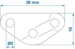 PROPLUS 10x Stuks Scheerlijn Driehoek Spanners Van Metaal - Scheerlijnspanners Voor Tenten, Luifels En Windschermen -Buiten Kamperen 1200x775 4