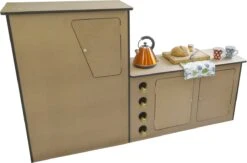 Camper Keuken MDF - Linkerkant EU - Inclusief Kledingstang + Wijnrek - Onbewerkt - Inbouw Kasten Inrichting Kampeerauto Caravan -Buiten Kamperen 1200x794 20