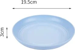 Merkloos Green-goose® Bio-based Borden | Set Van 4 | 19.5x3 Cm | Duurzame, Vaatwasserbestendige Borden Voor Camping, Vakantie Of Picknick | Vaatwasserbestendig -Buiten Kamperen 1200x801 5