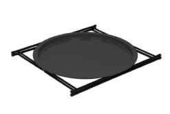 Bo-Camp Urban Outdoor - Bijzettafel - Harlem - Zwart -Buiten Kamperen 1200x805