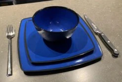 Camping Servies - 12 Delig – 100% Melamine Servies Set – Campingservies – Melamine Servies - Blue Ocean -Buiten Kamperen 1200x806 4