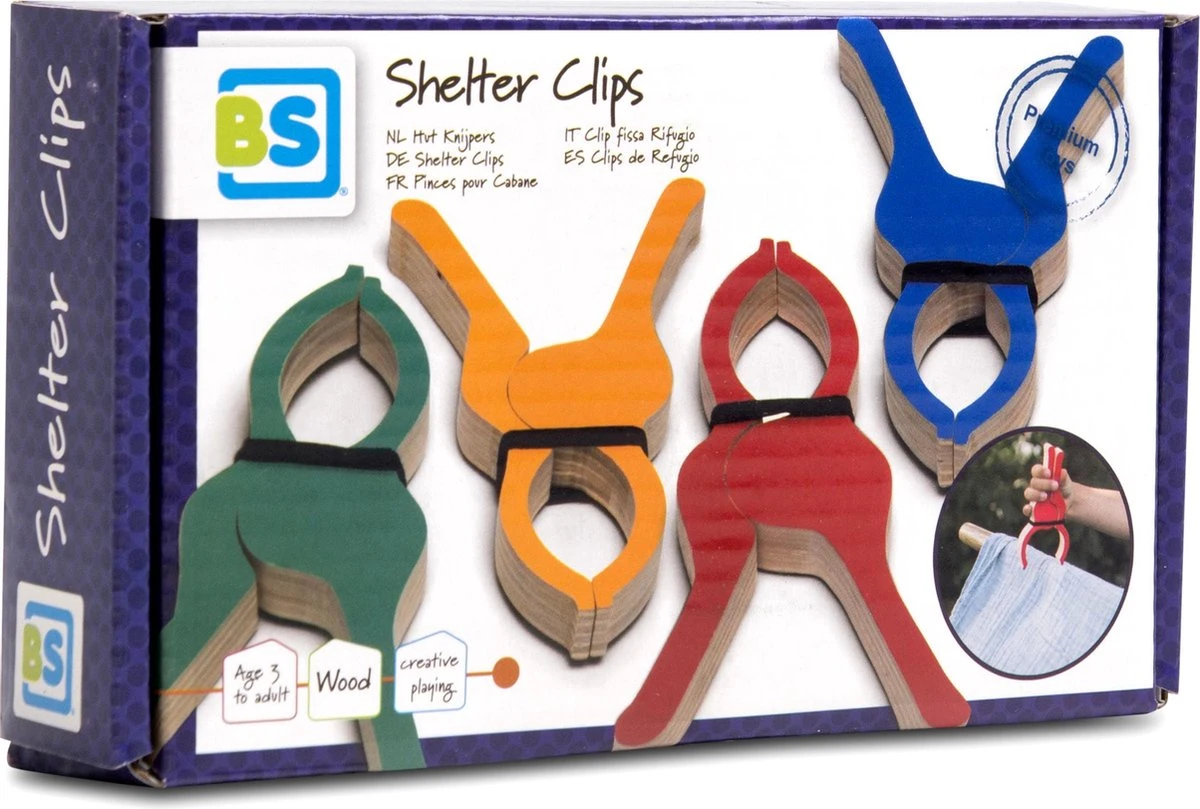BS Toys Tentklemmen - Hout - Vanaf 3 Jaar - Creatief Spelen 6 BS Toys Tentklemmen - Hout - Vanaf 3 Jaar - Creatief Spelen - Afbeelding 4