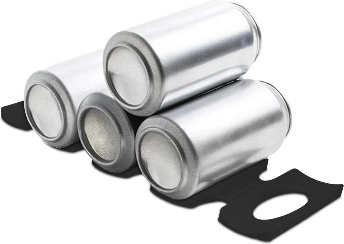 Kwmobile 1x Opvouwbare Houder Voor Flessen En Blikjes - Voor Koelkast En Voorraadkast - Siliconen Flessenhouder In Zwart - 31 X 9,5 X 1 Cm 3 Kwmobile 1x Opvouwbare Houder Voor Flessen En Blikjes - Voor Koelkast En Voorraadkast - Siliconen Flessenhouder In Zwart - 31 X 9,5 X 1 Cm