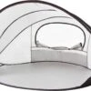 Deryan Luxe Pop Up Strandtent XXL - Anti-UV 50+ - Zilver -Buiten Kamperen 1200x858 2