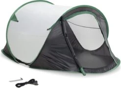 JEMIDI Tweepersoons Pop-up Tent - Opgooitent, Werptent Voor 2 Personen - Ideaal Als Festivaltent Of Kampeertent - Verschillende Kleuren -Buiten Kamperen 1200x877 3