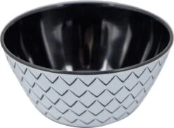 Bo-Camp Servies - Mix & Match - 16 Delig - Zwart/Wit -Buiten Kamperen 1200x881 2