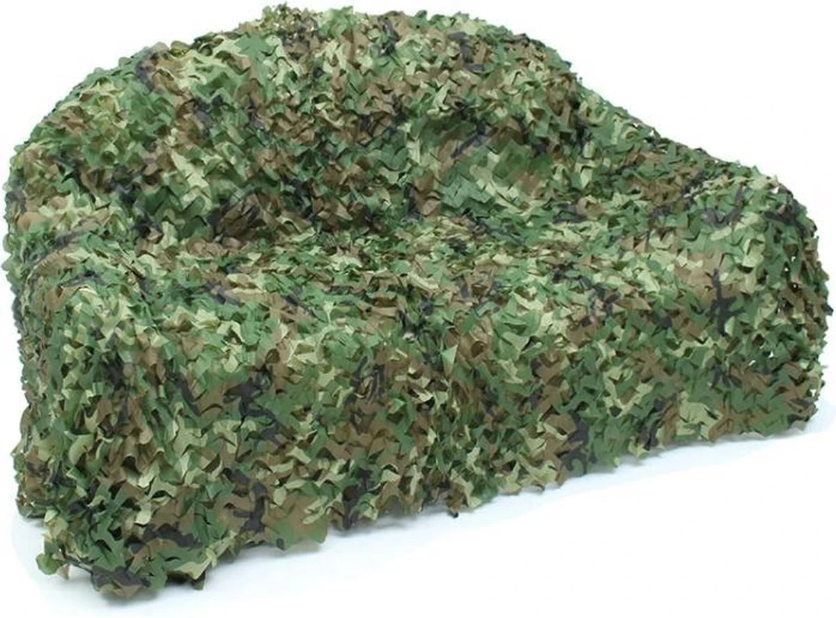 Camouflagenet 3x5m Groen 12 Camouflagenet 3x5m Groen - Afbeelding 10
