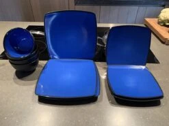 Camping Servies - 12 Delig – 100% Melamine Servies Set – Campingservies – Melamine Servies - Blue Ocean -Buiten Kamperen 1200x900 15