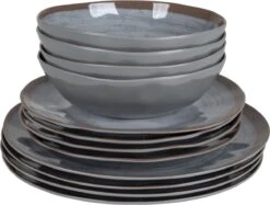 Bo-Camp Servies - Halo - 12-delig - Grijs -Buiten Kamperen 1200x910 5