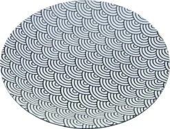 Bo-Camp Servies - Mix & Match - 16 Delig - Zwart/Wit -Buiten Kamperen 1200x914 2