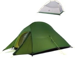Cloud Up 3 Upgraded - Naturehike® - Tent 3 Persoons - Lichtgewicht Tent - Incl. Grondzeil - 20D 4000MM - Outdoor Kampeertent - Waterdicht - Hiking & Wandelen -Buiten Kamperen 1200x921 2