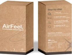 AirFeel Opblaasbaar Slaapmatje - Ingebouwde Pomp En Kussen - Lichtgewicht - 196 X 60 X 6cm - Gray -Buiten Kamperen 1200x928 3