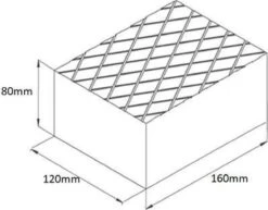 Rubberen Blok- Camper Levellers- Rubber Block Gummiklotz Gummiklötze Gummiauflage Gummiteller Hebebühne Grube 160x120x80 Mm Zwart Voor Autokrik, Trolleykrik En Pitjack -Buiten Kamperen 1200x938 1