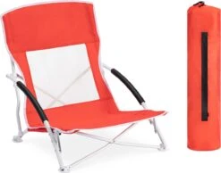 JEMIDI Lichtgewicht Inklapbare Draagbare Strandstoel - Opvouwbare Campingstoel Met Draagtas - Ademend En Comfortabel -Buiten Kamperen 1200x943 1