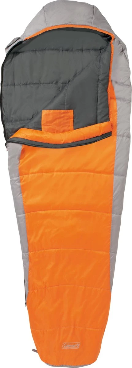 Coleman Silverton Comfort 150 Mummy Slaapzak - 223 X 81 X 55 Cm - Oranje/grijs 4 Coleman Silverton Comfort 150 Mummy Slaapzak - 223 X 81 X 55 Cm - Oranje/grijs - Afbeelding 2