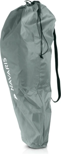 Navaris Klapstoel XXL - Campingstoel Met Opbergtas - Draagbare Stoel Voor Kamperen, Festivals En Vissen -Strandstoel - Inklapbaar - Grijs -Buiten Kamperen 480x1200