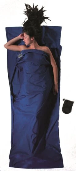 Cocoon TravelSheet - Lakenzak - Katoen - Ultramarine Blue -Buiten Kamperen 537x1200