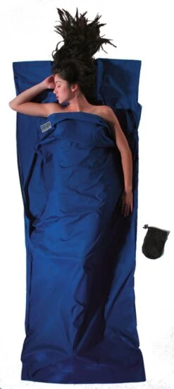 Cocoon TravelSheet - Lakenzak - Katoen - Ultramarine Blue -Buiten Kamperen 538x1200 1