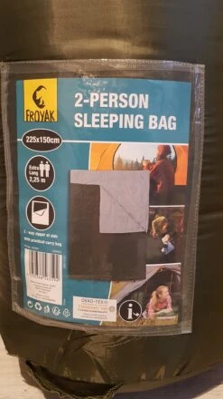 Froyak - 2-persoons Slaapzak XXL Groen 225 X 150 Cm - 2 Persoons Slaapzak Envelop Model Extra Large 12 Froyak - 2-persoons Slaapzak XXL Groen 225 X 150 Cm - 2 Persoons Slaapzak Envelop Model Extra Large -Buiten Kamperen 674x1200 4