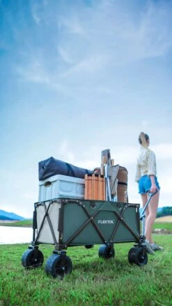 Flextail Gear Bolderkar Opvouwbaar Ezy Wagon - Tot 100KG - Wielen Loskoppelbaar - Zwart -Buiten Kamperen 674x1200 9