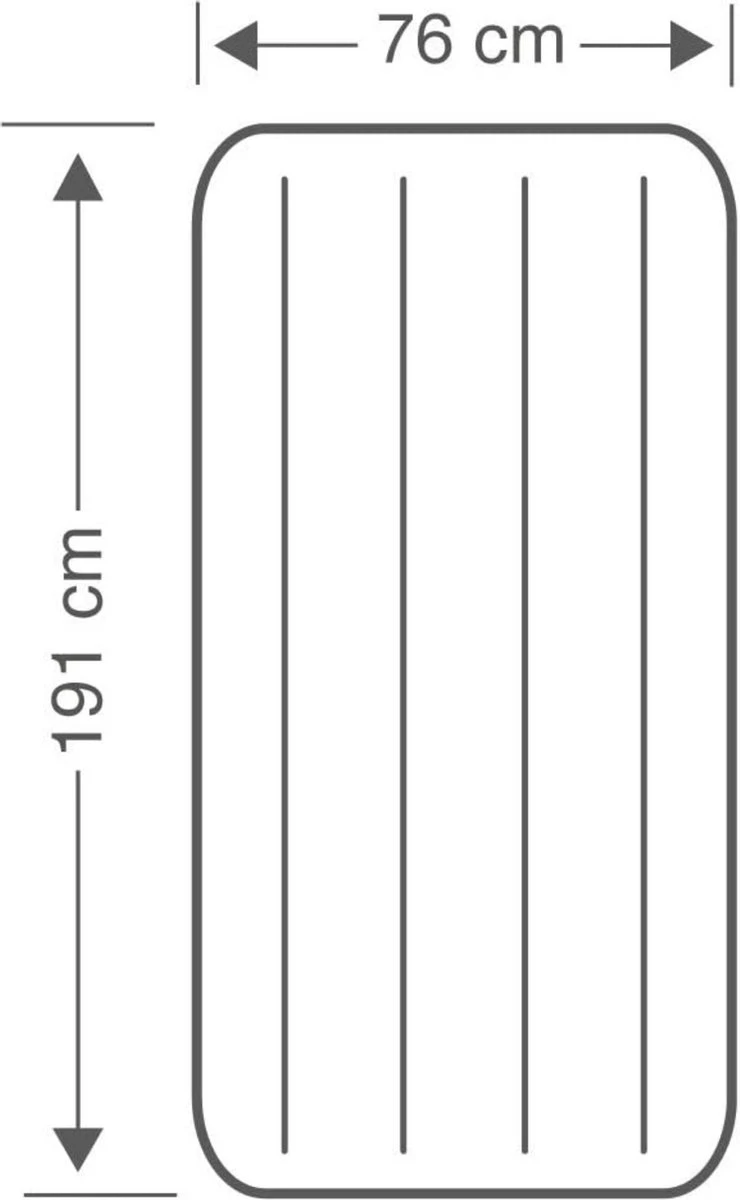 Intex Luchtbed - Downy - Formaat: Cot - B76 X L191 X H25 Cm - Ingebouwde Voetpomp- Met Reparatieset 8 Intex Luchtbed - Downy - Formaat: Cot - B76 X L191 X H25 Cm - Ingebouwde Voetpomp- Met Reparatieset - Afbeelding 6