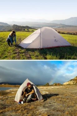 Cloud Up 3 Upgraded - Naturehike® - Tent 3 Persoons - Lichtgewicht Tent - Incl. Grondzeil - 20D 4000MM - Outdoor Kampeertent - Waterdicht - Hiking & Wandelen -Buiten Kamperen 804x1200 3