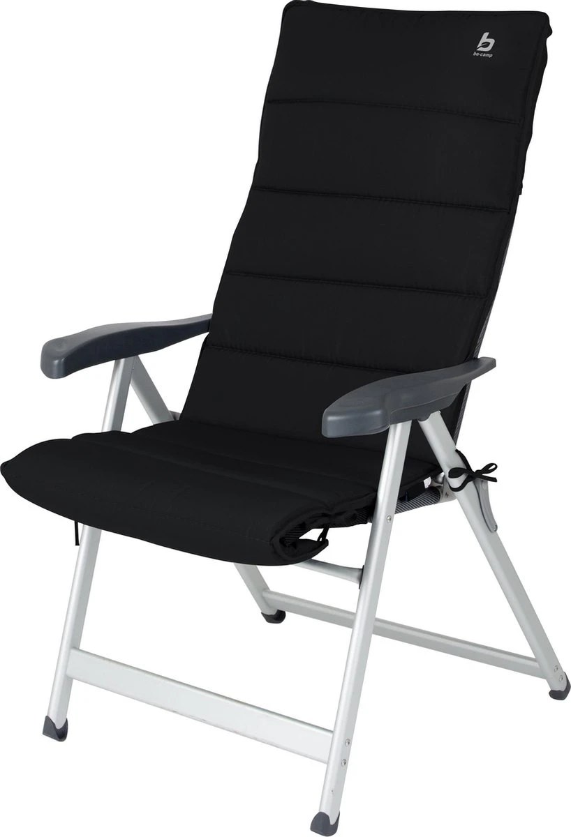 Bo-Camp - Stoelkussen - Universeel - Gepolsterd - Polyester - Antraciet 3 Bo-Camp - Stoelkussen - Universeel - Gepolsterd - Polyester - Antraciet